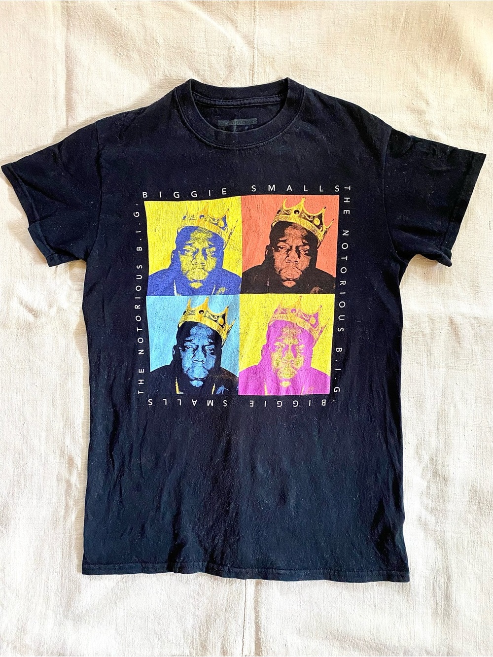 VTG Biggie Smalls 80’s Print Band Rap T-Shirt